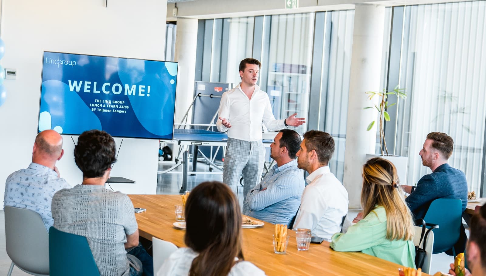 Een Linq lunch and learn op kantoor